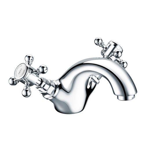 CLYDE BASIN MIXER &amp; SLOTTED SPRUNG WASTE