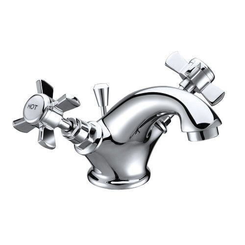 EDEN BASIN MIXER &amp; SLOTTED SPRUNG WASTE