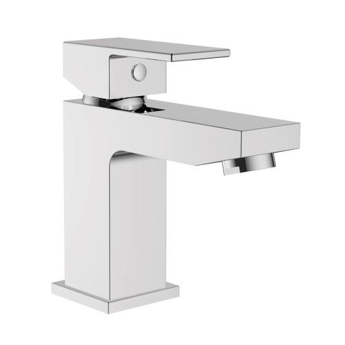 CUBIX BASIN MIXER &amp; SLOTTED SRUNG WASTE