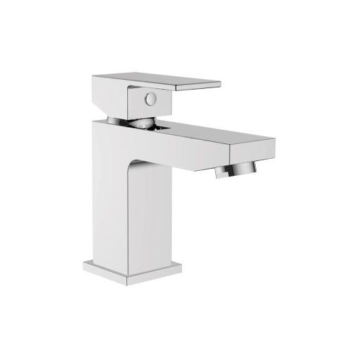 CUBIX MIDI BASIN MIXER & SLOTTED SPRUNG WASTE