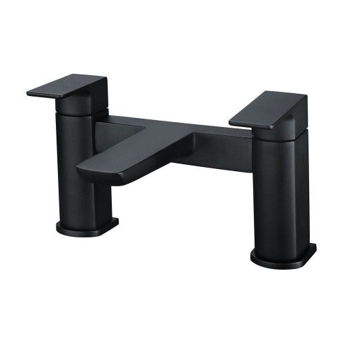 HYDRO MATT BLACK DECK MOUNTED BATH FILLER