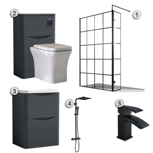 COMPLETE SHOWER ENCLOSURE PACKAGE NWP41200
