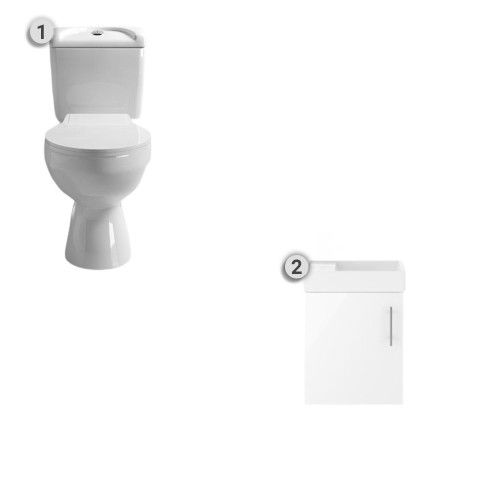 CLOAKROOM TOILET PACKAGE ESS00004