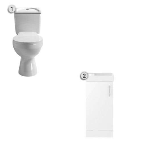 CLOAKROOM TOILET PACKAGE ESS00005