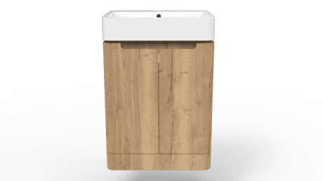Senso 2 Door Floorstanding Vanity – Oak F10636
