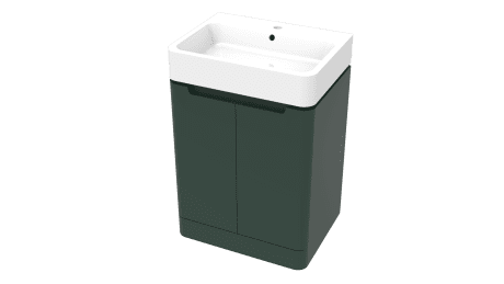 Senso 2 Door Floorstanding Vanity – Highland Green F10635
