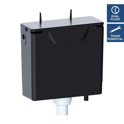 Viva Sanitary Skylo (Bottom &amp; Side Entry) Black Concealed Cistern SKYCC01