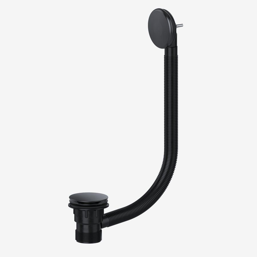 Black Clicker Combination Bath Waste CWB02/B