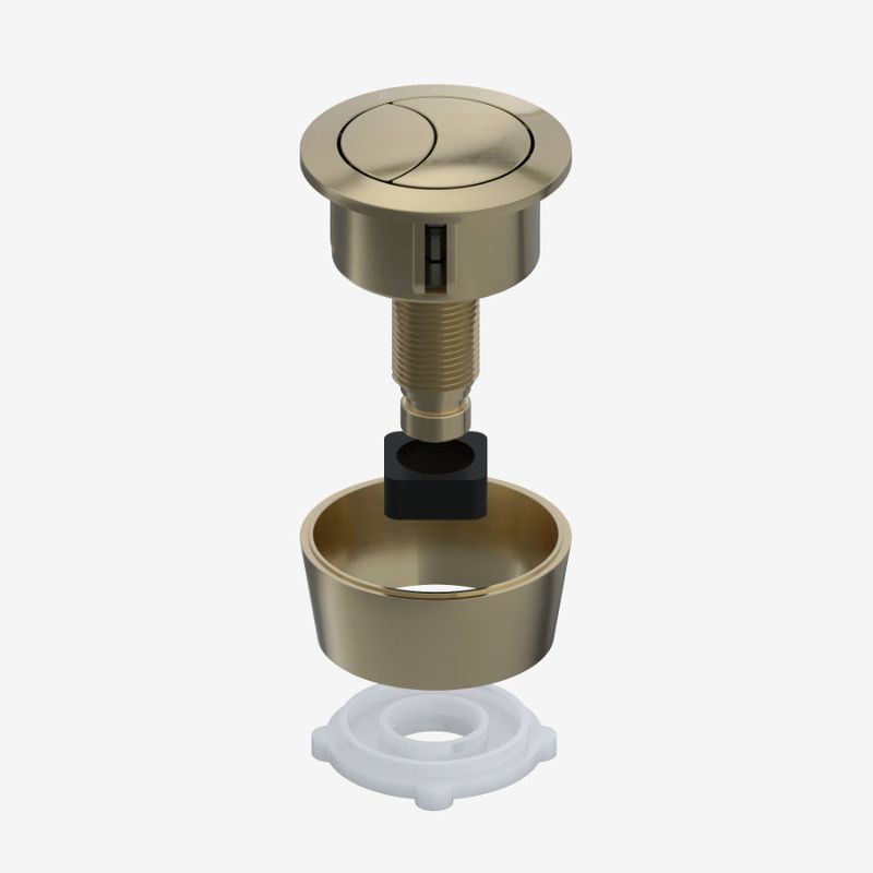 Brushed Brass UNI-BUTTON UNI/SBBB