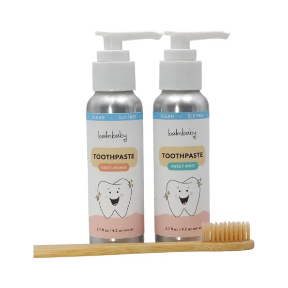 All Natural Kids Toothpaste - w/ Pump