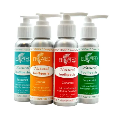 Elevated - Xylitol Natural Toothpaste - w/ Pump