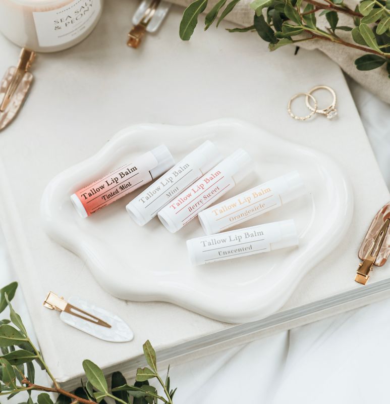 Tallow Lip Balms