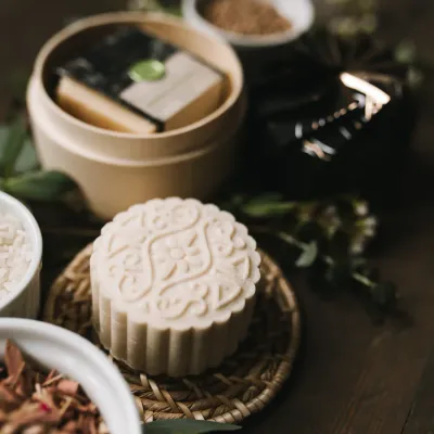 Hidden Waterfall Shampoo &amp; Conditioner Bars w/ Bamboo Holder