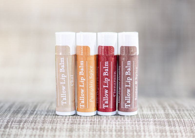 Holiday Tallow Lip Balms