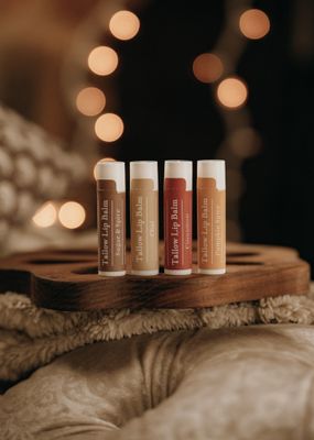 Holiday Tallow Lip Balms