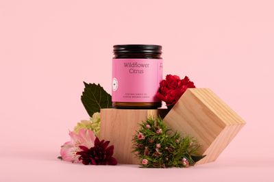 Wildflower Citrus Beeswax &amp;Essential Oil Jar Candle