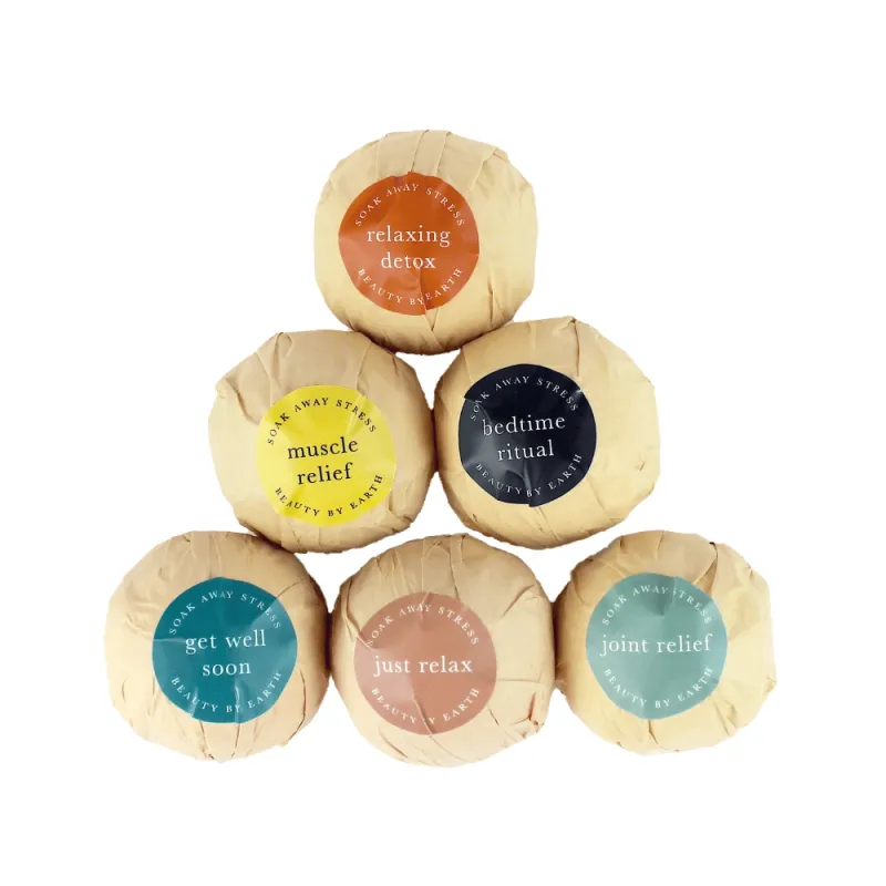 Aromatherapy- Bath Bomb Gift Set 6 Pack