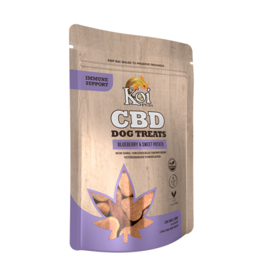 Koi CBD Dog Treats - Immune Support - Blueberry &amp; Sweet Potato