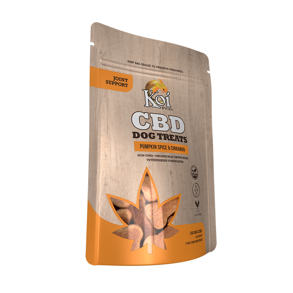 Koi CBD Dog Treats - Joint Support - Pumpkin Spice &amp; Cinnamon