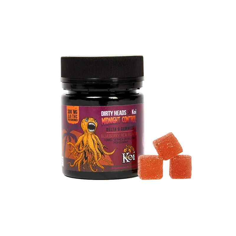 Dirty Heads X Koi Midnight Control Gummies - Blueberry Acai