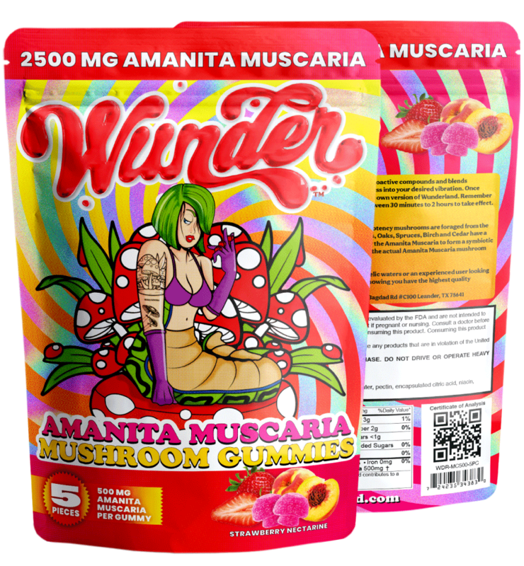2500MG AMANITA MUSCARIA MUSHROOMS ​GUMMIES