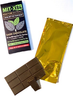 MIT-X 84 KRATOM EXTRACT INFUSED DARK CHOCOLATE