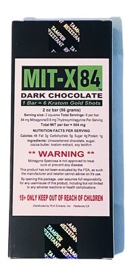 MIT-X 84 KRATOM EXTRACT INFUSED DARK CHOCOLATE