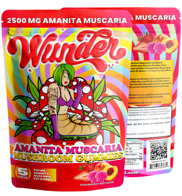 2500MG AMANITA MUSCARIA MUSHROOMS GUMMIES 2500MG AMANITA MUSCARIA MUSHROOMS GUMMIES