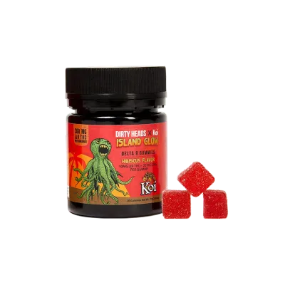 Dirty Heads X Koi Island Glow Gummies - Hibiscus