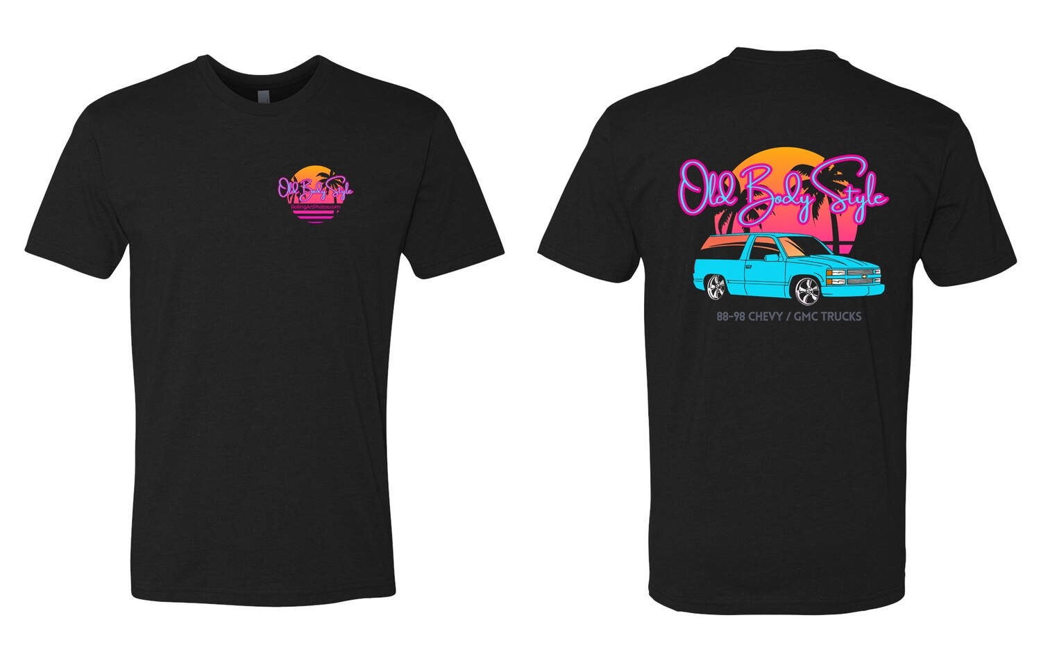 Old Body Style Script 90's Theme T-shirts