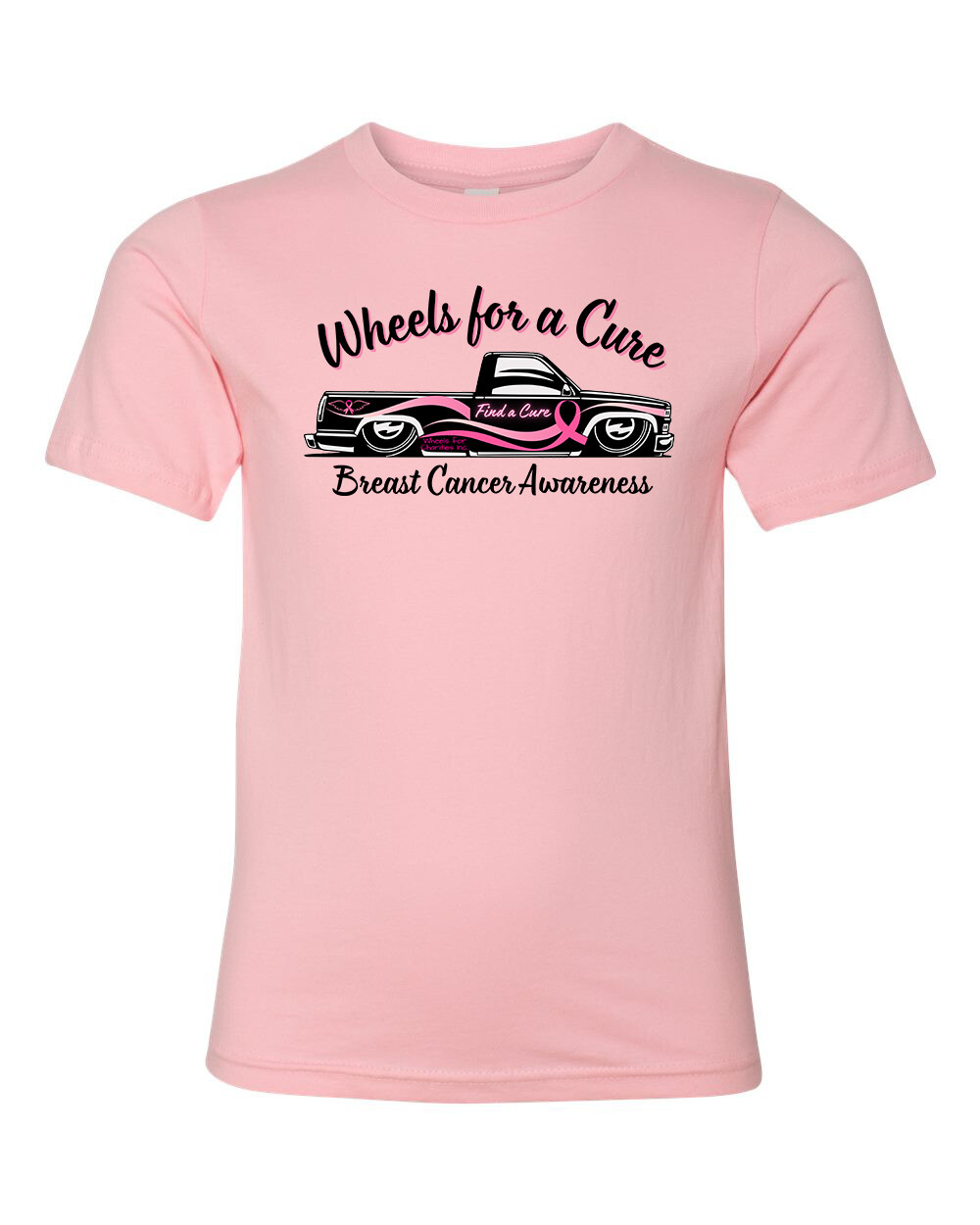 Wheels for a Cure T-shirts