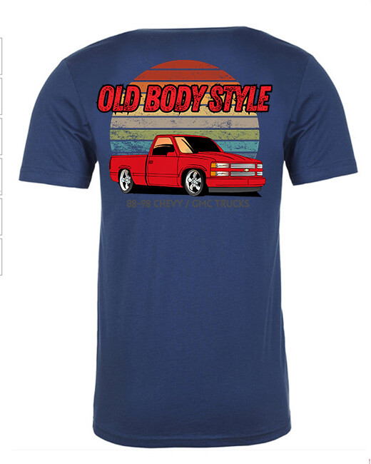 Old Body Style Block T-shirts