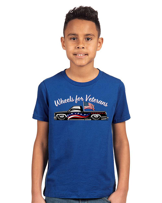 Wheels for Veterans YOUTH T-shirts