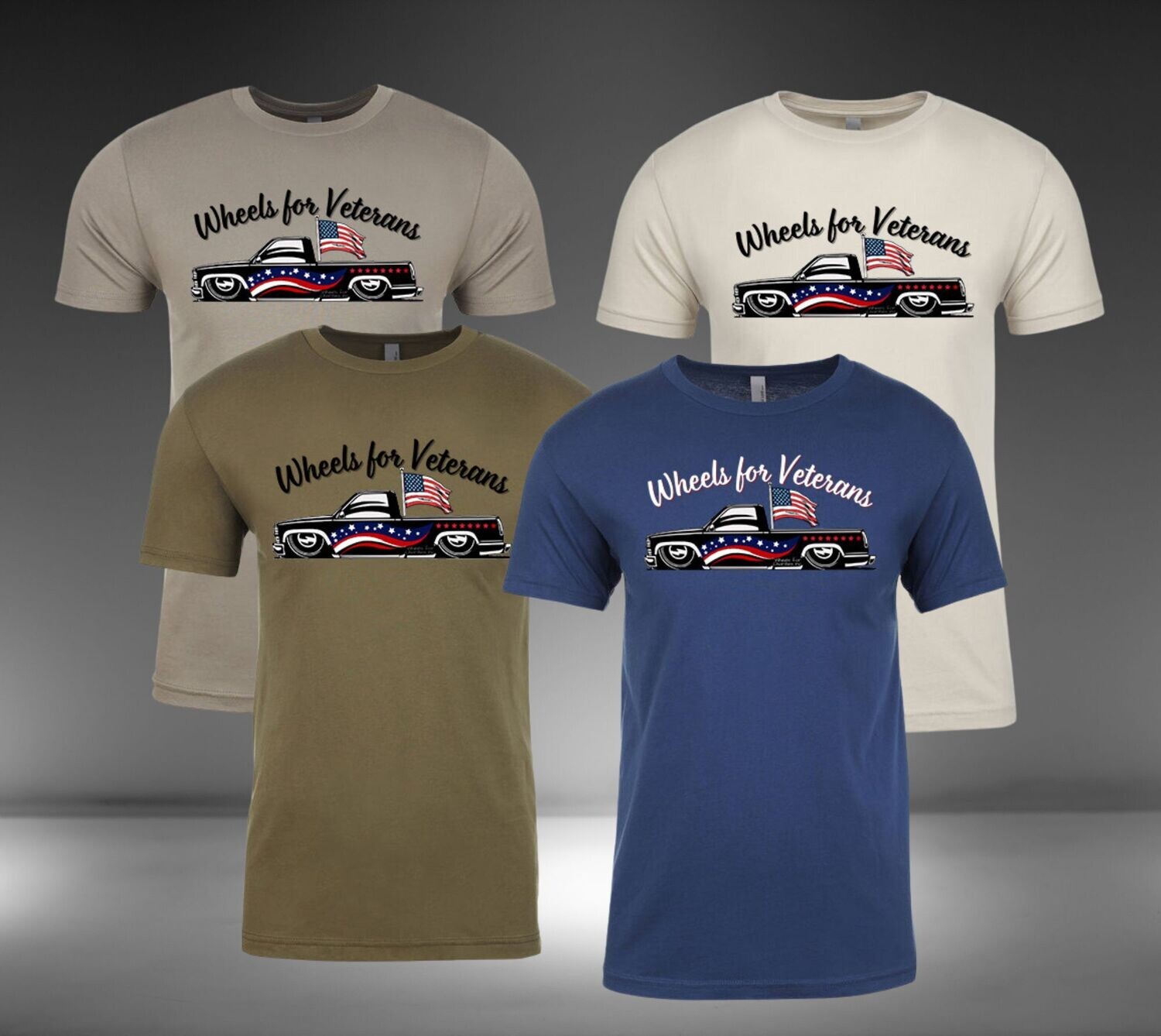 Wheels for Veterans T-shirts