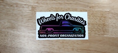 Wheels for Charities Sticker