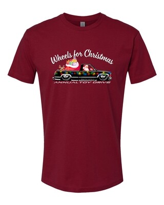 Wheels for Christmas YOUTH T-shirts