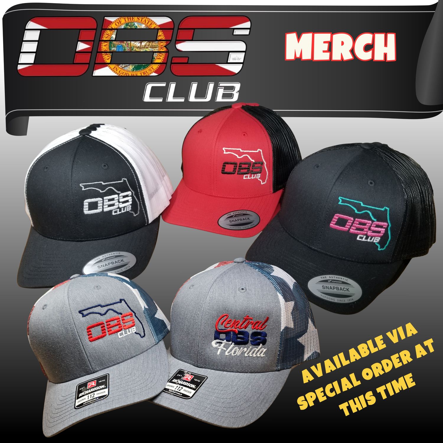 Richardson 112 "OBS Club Florida" hat
