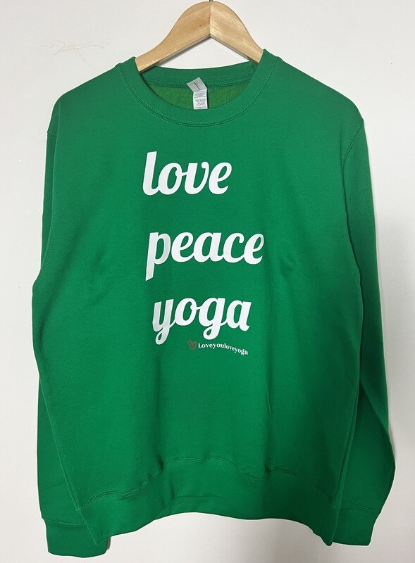 Love Peace Yoga Sweatshirt