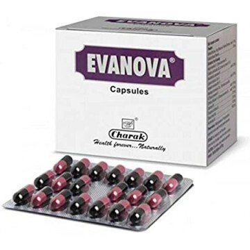 Charak Pharma Evanova Capsules - 40 Capsules (2 Strips x 20 Caps)