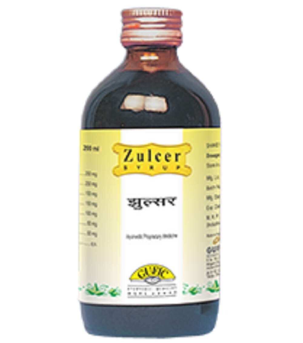 Gufic Biosciences Zulcer Syrup - 800ml (4 Bottles x 200ml)