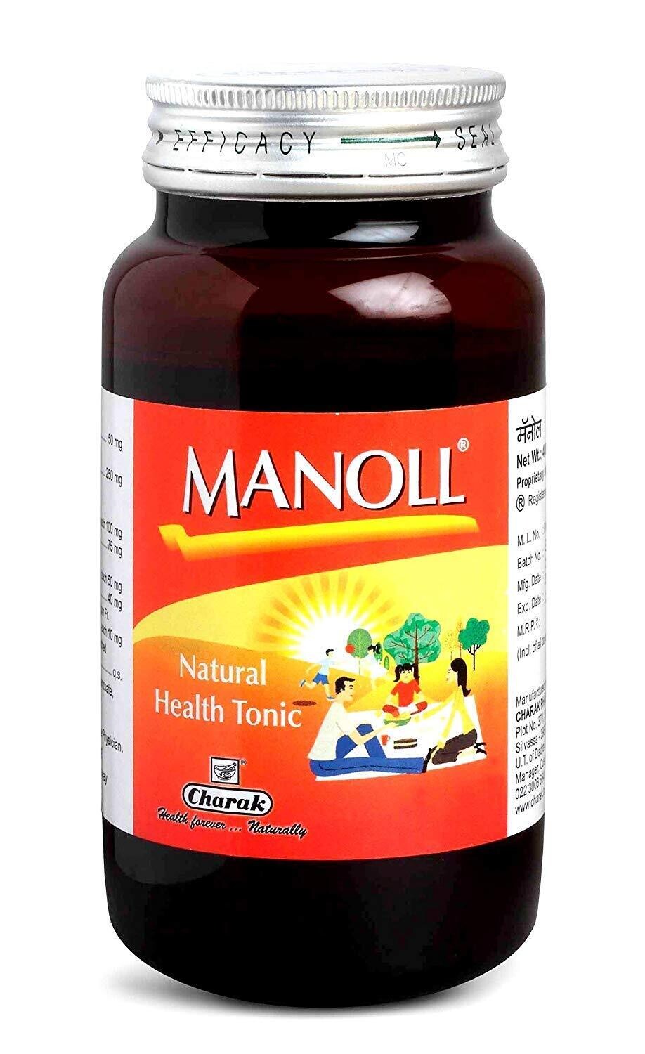 Charak Pharma Manoll Syrup - 900g (2 x 450g)