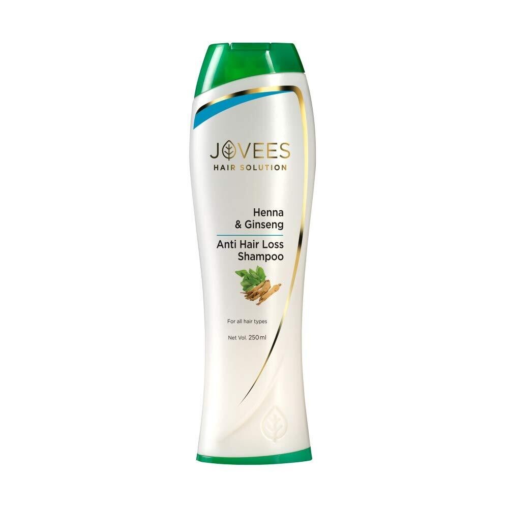Jovees Henna and Ginseng Anti Hair Loss Shampoo - 1000ml (4 x 250ml)