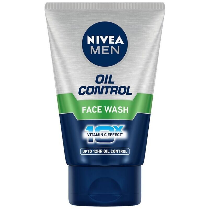 Nivea Men Advanced Whitening Oil Control Face Wash 10X - 400g (100g x 4)