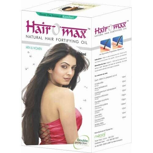 Nupal Remedies - Hair O Max Oil - 400ml (4 x 100ml)