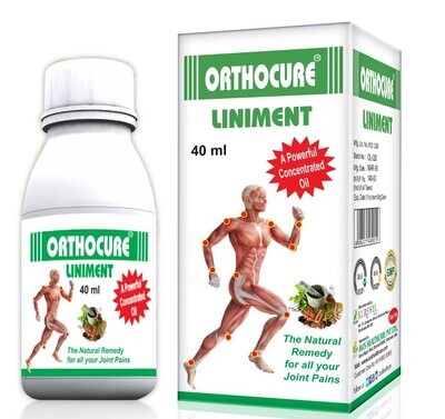 Orthocure Liniment - 160 ml (4 x 40 ml)