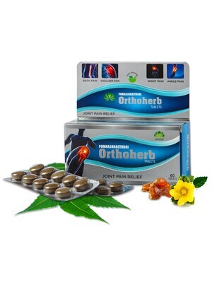 Pankajakasthuri Herbals Orthoherb Tablets - 480 Tabs (8 x 60 Tabs)