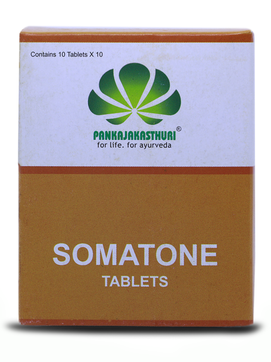 Pankajakasthuri Herbals Somatone Tablets - 200 Tablets