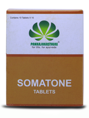 Pankajakasthuri Herbals Somatone Tablets - 200 Tablets