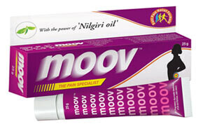 Paras Pharama Moov Back Pain Balm - 200g (4 x 50g)