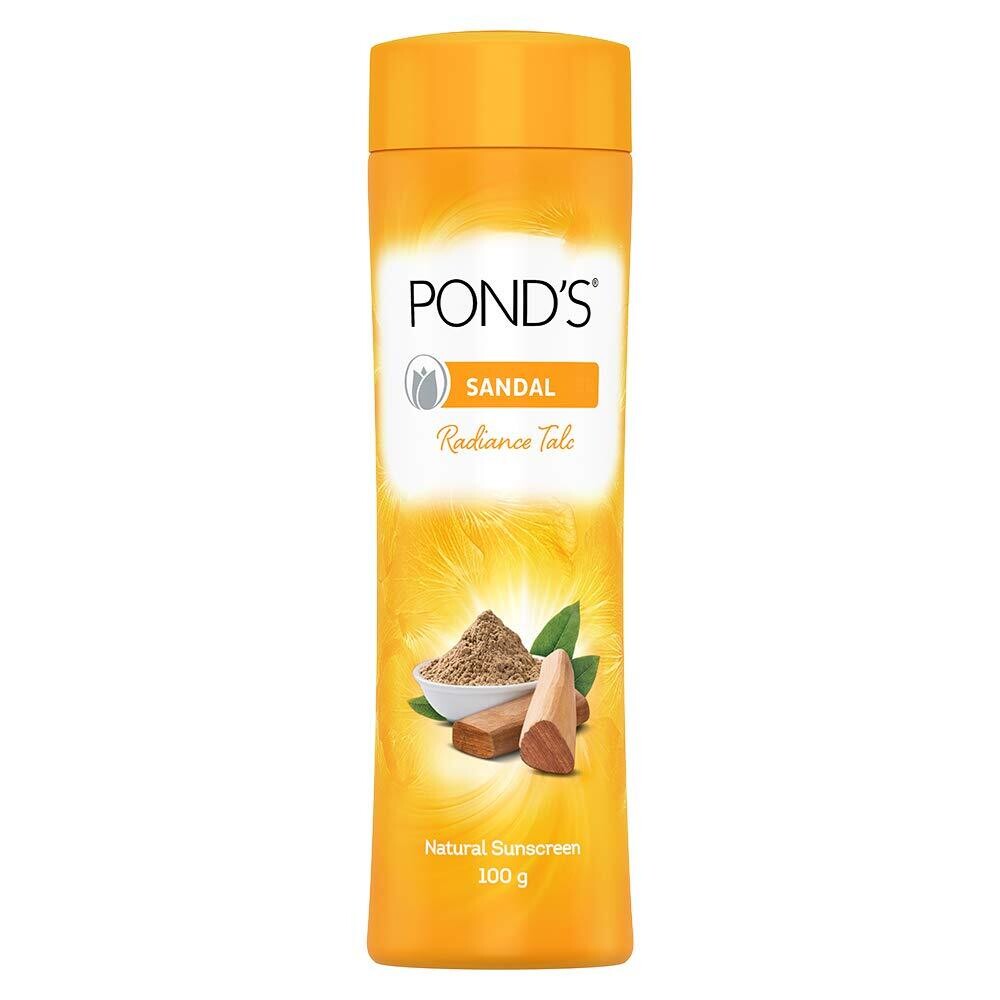 Pond&#39;s Sandal Radiance Talc - 100g